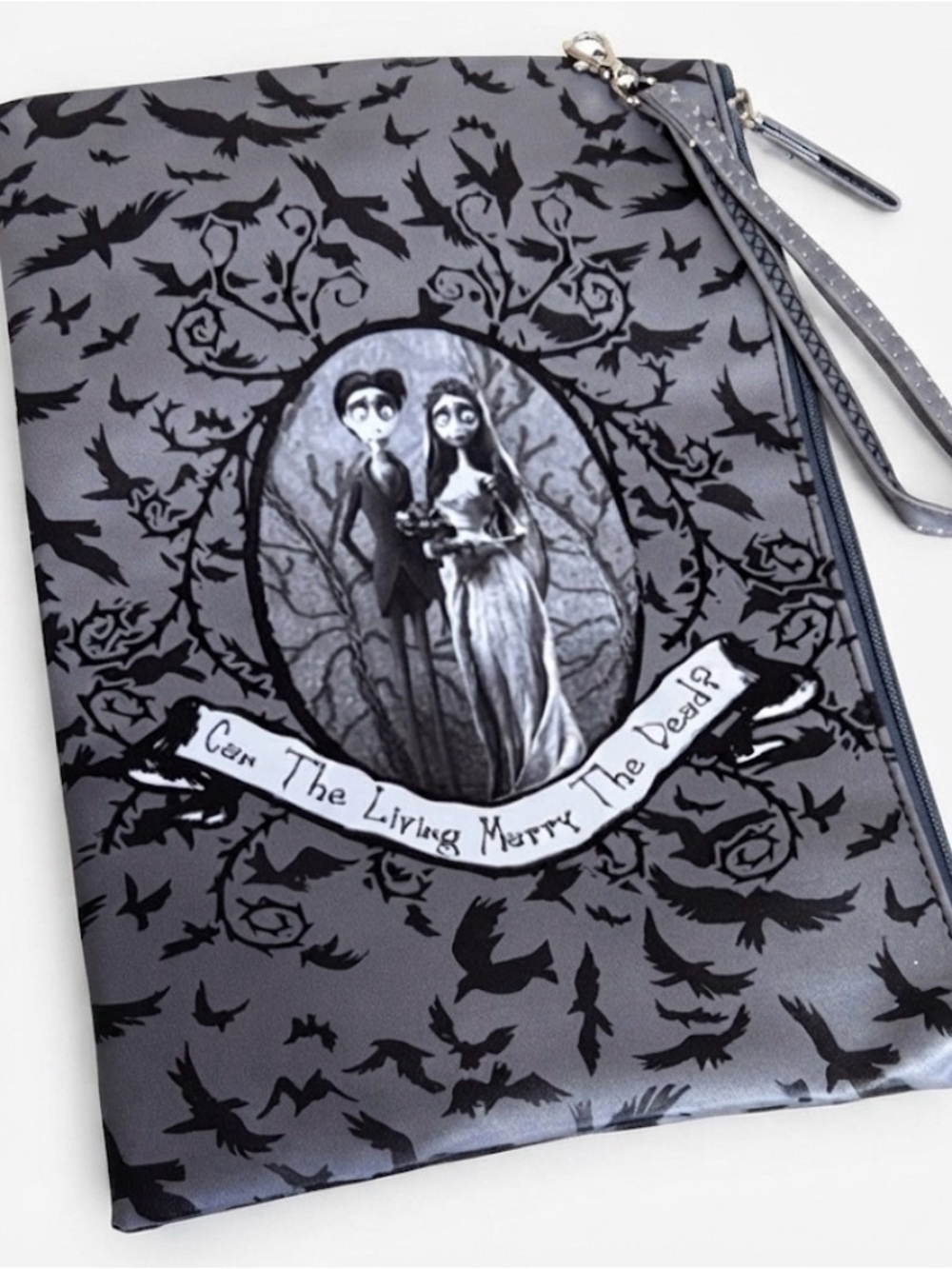 New Gray Corpse Bride Clutch never used.